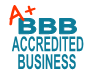 A+ Better Business Bureau Accredited Business